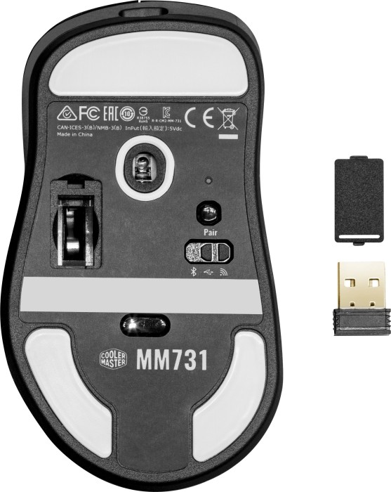 Cooler Master MasterMouse MM731, czarny, USB/Bluetooth