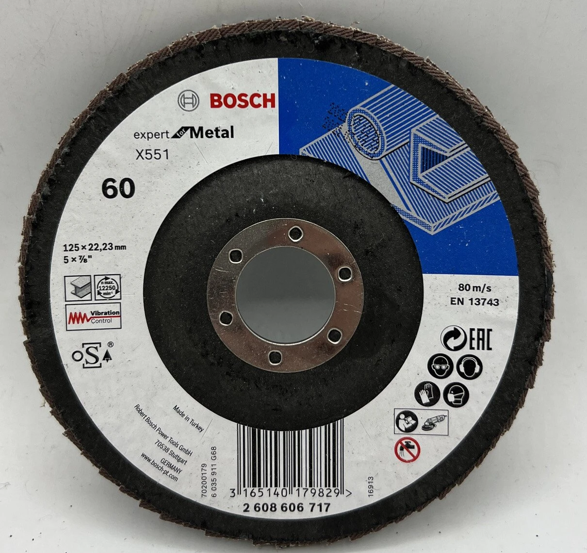 Bosch Professional X551 Expert for Metal Fächerschleifscheibe