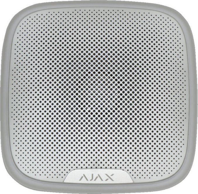 Ajax StreetSiren weiß, Funk-Außensirene