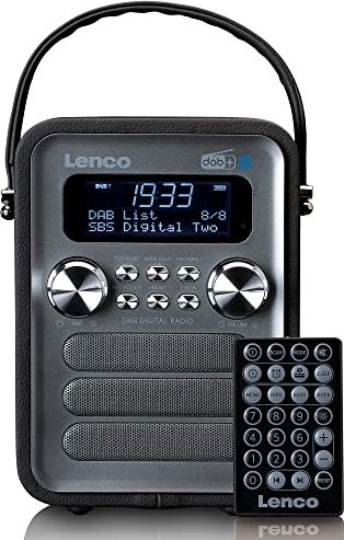 Stefani Radio mit DAB+ PDR051BKSI, schwarz FM-Tuner, Bluetooth, Subwoofer Wecker, integr. Akku