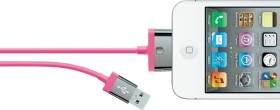 Belkin USB/30-Pin-Ladekabel rosa