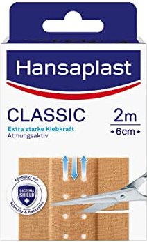 Hansaplast Classic 2mx6cm, 1 Stück