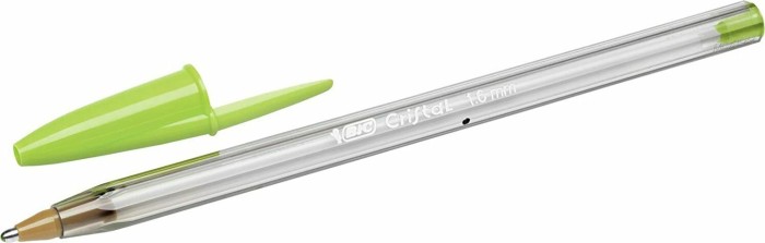 BIC Cristal fun 0.6mm długopis przeźroczysty/jasnozielony