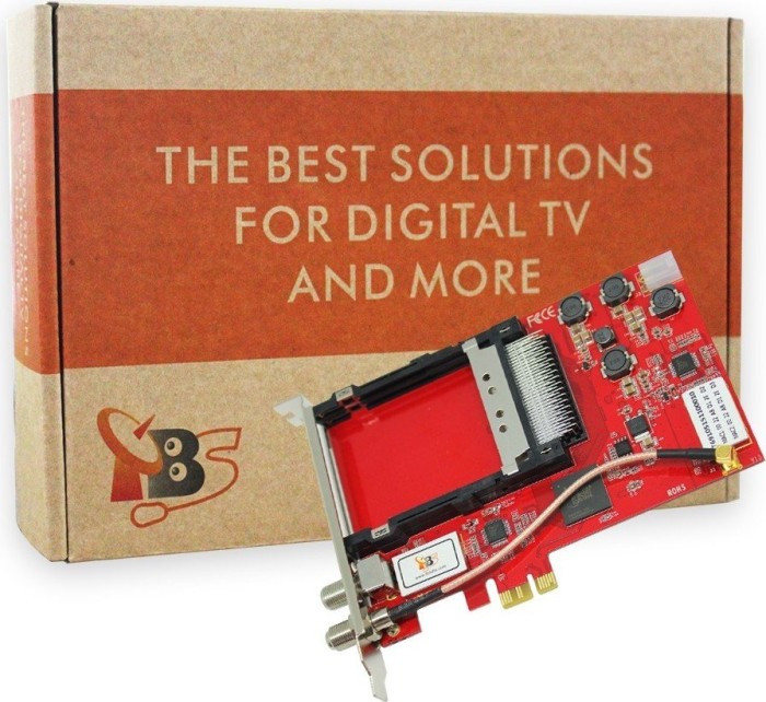 TBS DVB-S2 podwójny-Tunery z CI, PCIe x1