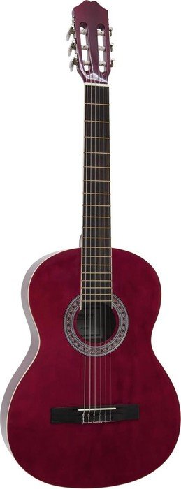 DIMAVERY AC-303 Klassikgitarre, rot (26241011)