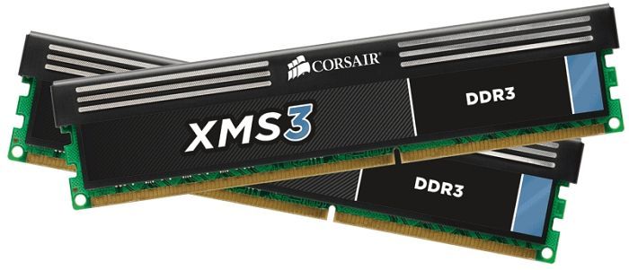 Corsair XMS3 DIMM Kit 8GB, DDR3-1333, CL9-9-9-24