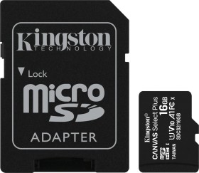 R100 microSDHC 16GB Kit UHS I U1