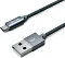 Nevox USB-A/Micro-USB Cable Nylon Braided 1.0m silber (MC-1479)