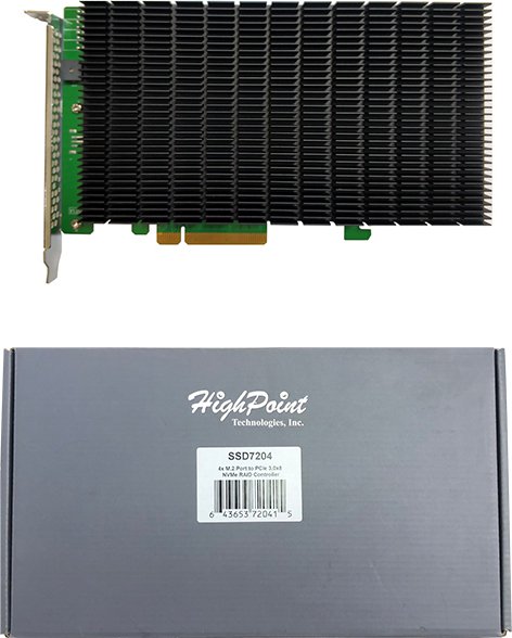 HighPoint NVMe RAID Controller, PCIe 3.0 x8