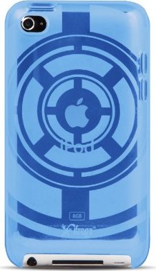 iFrogz Soft Gloss für iPod touch 4G blau