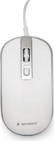 Gembird Optical Mouse 4B-06 weiß/silber, USB