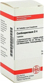 DHU Cardiospermum Tabletten D4, 80 Stück