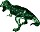 HCM Kinzel Crystal Puzzle T-Rex grün (59162)