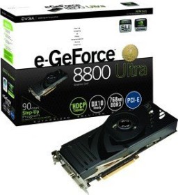 EVGA e-GeForce 8800 Ultra Superclocked, 768MB DDR3