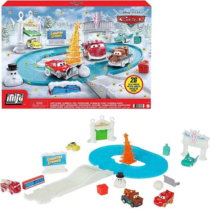 Mattel Disney Pixar Cars Mini Racers Advent Calendar 2021 GXT25 Mattel Disney Pixar Cars Mini Racers Advent Calendar 2021 GXT25