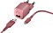 Fresh 'n Rebel USB 12W Mini Charger + Lightning Kabel Dusty Pink (2WC410DP)