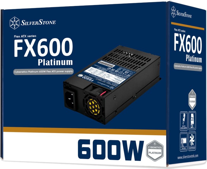 SilverStone FX600-PT Platinum 600W Flex-ATX 2.4