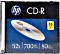 HP CD-R 80min/700MB, 52x, 10er Slimcase (CRE00085)