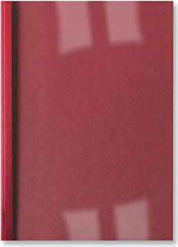 GBC okładka do termobindownicy, A4, 150µm, czerwony matowy, 15 arkuszy, 100 sztuk