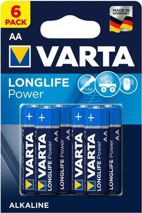 Varta Longlife baterie paluszki AA, sztuk 6