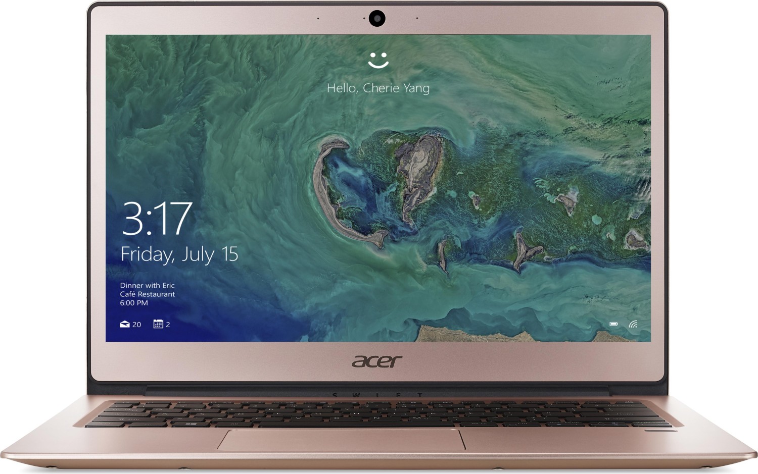 Acer Swift 1 (SF113-31-P4A2) 13.3 Zoll Pentium N4200 4GB RAM 256GB SSD Win10H pink
