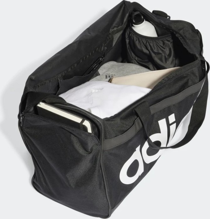 adidas Essentials Linear Duffelbag Sporttasche schwarz/weiß