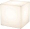 8 seasons design Shining Cube E27 43cm bia&#322;y