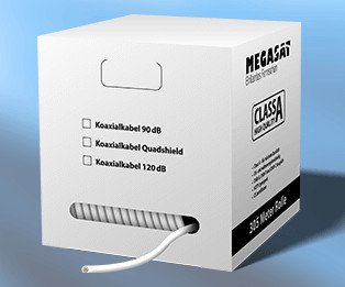 MegaSat kabel współosiowy Pull-Out-Box