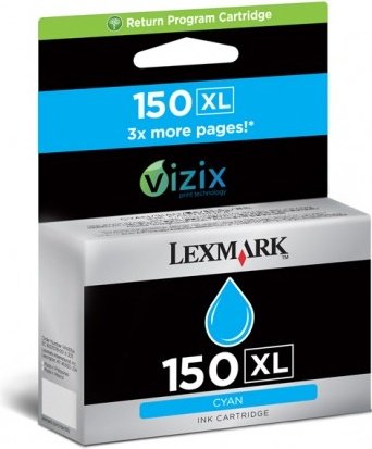 Lexmark Return Tinte 150XL cyan
