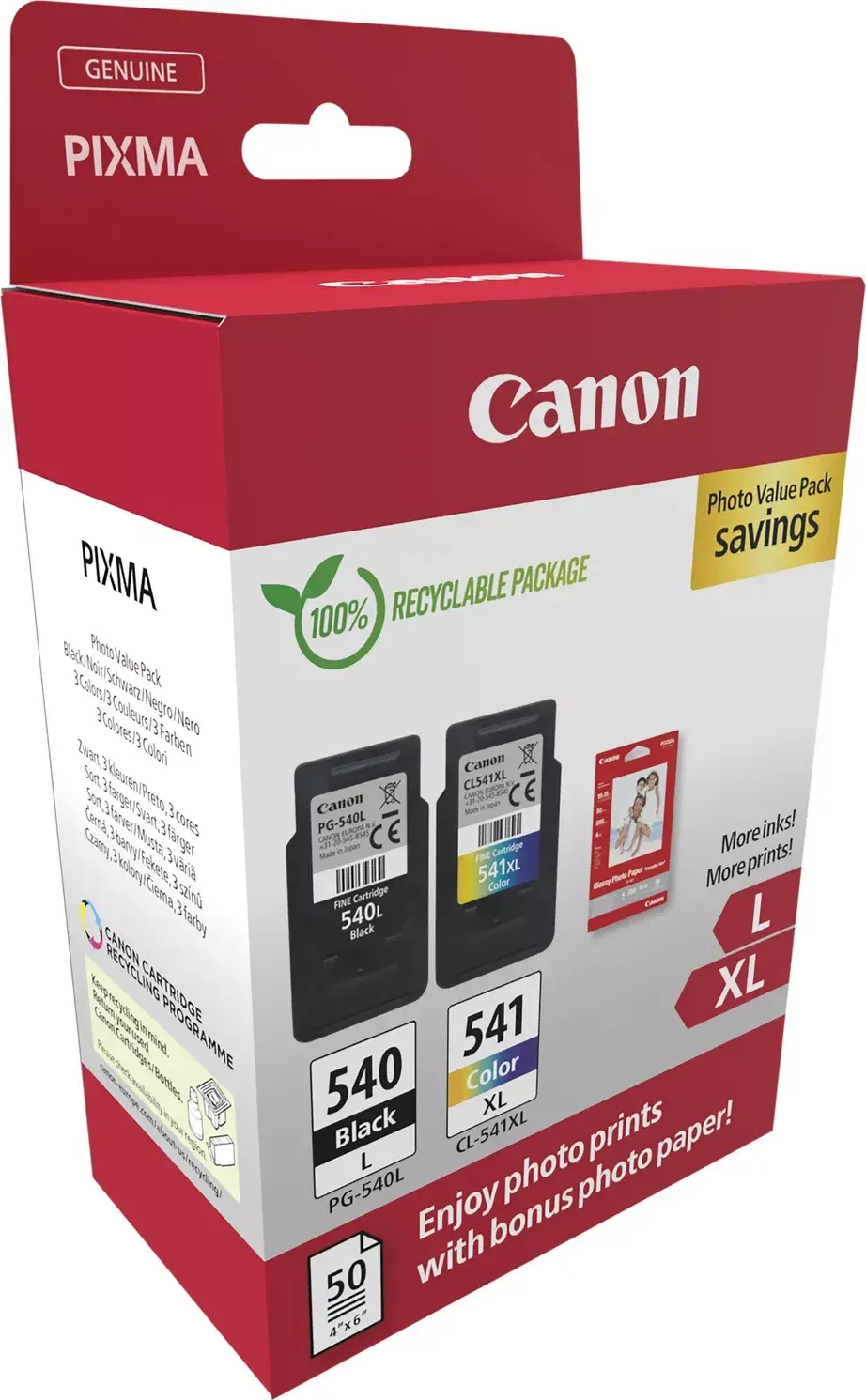 Canon Tinte PG-540L/CL-541XL schwarz/dreifarbig Foto-Valuepack ab € 43,05  (2024) | Preisvergleich Geizhals Deutschland