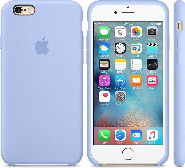 Apple futerał silikonowy do iPhone 6s liliowy
