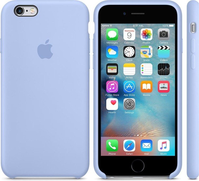 Apple futerał silikonowy do iPhone 6s liliowy