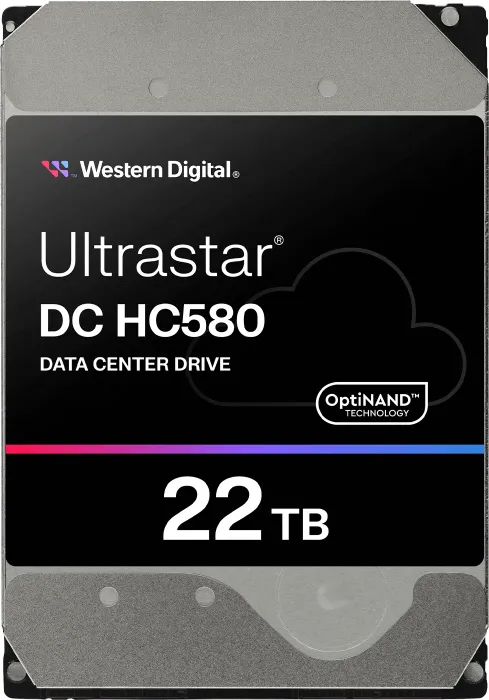 Western Digital Ultrastar DC HC580 22TB, SED, 512e, SATA 6Gb/s