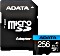 ADATA Premier R100/W25 microSDXC 256GB Kit, UHS-I U1, A1, Class 10 (AUSDX256GUICL10A1-RA1)