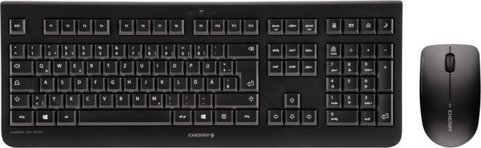 Cherry DW 3000 schwarz, USB, Layout: Nordischer Raum