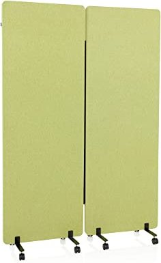 HJH Office Flexmiut akustyka-Stellwand jasnozielony, 60x170cm, sztuk 2