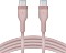 Belkin BoostCharge Flex USB-C/USB-C Kabel 1.0m rosa (CAB009bt1MPK)