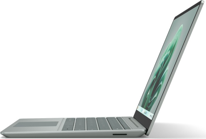 Microsoft Surface laptop Go 3, szałwia, Core i5-1235U, 16GB RAM, 256GB SSD, DE