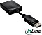 InLine DisplayPort [Buchse] auf DVI-D [Buchse] Adapterkabel (17199K)