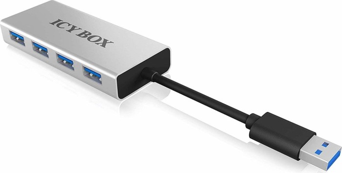 RaidSonic Icy Box IB-AC6104 hub USB, 4x USB-A 3.0, USB-A 3.0 [wtyczka]
