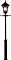 Konstsmide Virgo E27 255cm Stehleuchte schwarz (583-750)