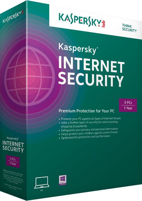Kaspersky Lab Internet Security 2015, 3 użytkowników, 1 rok, aktualizacja (niemiecki) (PC)