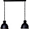 Brilliant Kiki lampa wisząca 2-palnikowy czarny korund (HK19242S76)