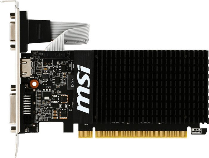MSI GeForce GT 710 1GD3H LP, 1GB DDR3, VGA, DVI, HDMI