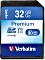 Verbatim Premium 600x R90 SDHC 32GB, UHS-I U1, Class 10 (43963)