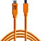 Tether Tools TetherPro USB 2.0 Kabel USB-C/Mini-USB-B 5-Pin 4.6m orange (CUC2415-ORG)