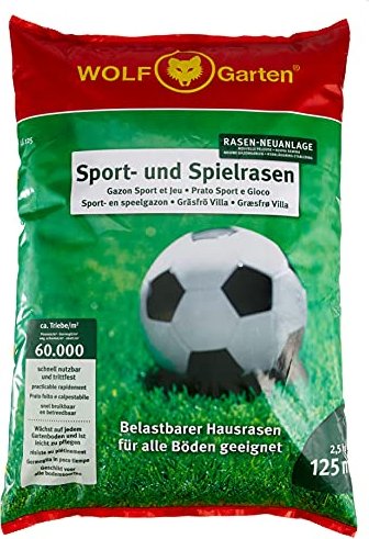 Wolf Garten Lg 125 Saatgut Sport Und Spiel Rasen 2 50kg Ab 16 14 2021 Preisvergleich Geizhals Deutschland