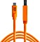 Tether Tools TetherPro USB 3.0 Kabel USB-C/USB-B 4.6m orange (CUC3415-ORG)