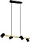 Trio Marley lampa wisząca 4-palnikowy czarny/złoty (302400480)