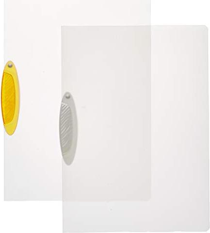 Durable Swingclip – Präsentationsmappe – A4 – Schwarz – Durchscheinend – Weiß – Porträt – 30 Blätter – Mittelschnalle